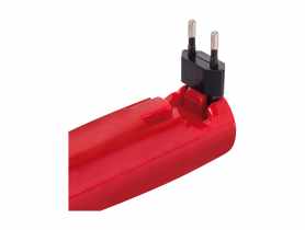 Akumulatorowa latarka Traper Led 1W+3W kolor czerwony/czarny STRUHM
