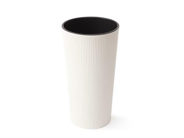 Zdjęcie: Donica Lilia 250 mm jumper recycled, kremowy LAMELA
