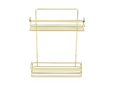 Zdjęcie: Półka podwójna Niagara kolor złoty BISK