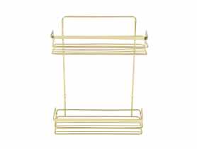 Półka podwójna Niagara kolor złoty BISK