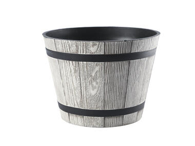 Zdjęcie: Donica Madera 30 cm jasny szary VERDENIA