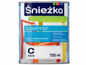 Emalia akrylowa Supermal BazaC 0,72L ŚNIEŻKA