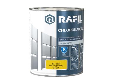 Zdjęcie: Emalia chlorokauczuk żółty sygnał RAL1003 0,75L RAFIL