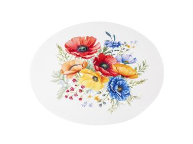 Zdjęcie: Mata stołowa Bukiet Maków okragła 38 cm ALTOMDESIGN