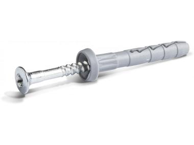 Zdjęcie: Kołek FX-N-C wbijany nylonowy szybkiego montażu z kołnierzem cylindrycznym 6x60 mm 100 szt. RAWLPLUG