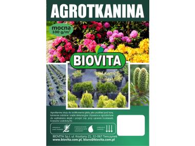 Zdjęcie: Agrotkanina mocna 100 g/m2 czarna 0,6 x 100 m BIOVITA