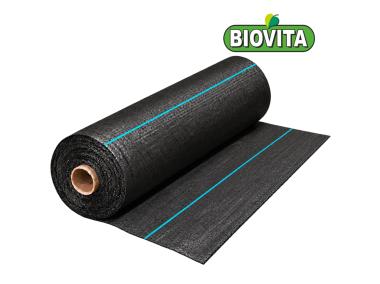 Zdjęcie: Agrotkanina mocna 100 g/m2 czarna 0,6 x 100 m BIOVITA