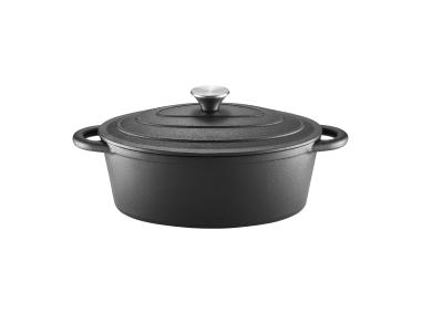 Zdjęcie: Brytfanna żeliwna z pokrywą Iron 28,5 x 21 cm AMBITION