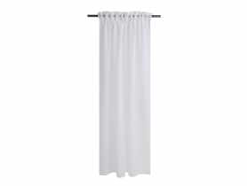 Gładka firana essential chic biała 140x270 cm CHIC HOME
