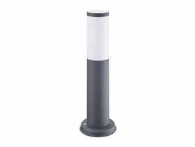Lampa ogrodowa Oslo inox szara 45 cm POLUX