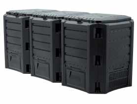 Kompostownik Module Compogreen czarny 1200 L PROSPERPLAST
