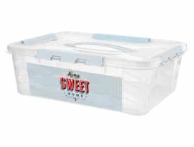 Pojemnik Lina Sweet 10 L mętny niebieski KEEEPER