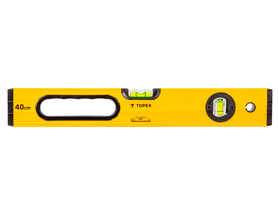 Poziomnica aluminiowa typ 600, 40 cm, 2 libelle TOPEX