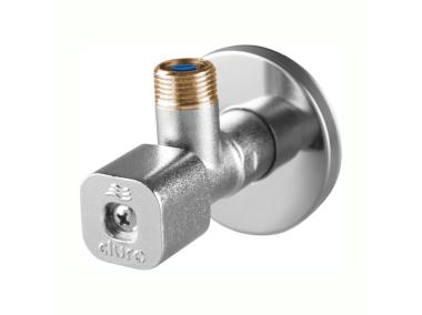 Zdjęcie: Zawór kątowy na zawieszce 1/2"x 3/4" solid DURO