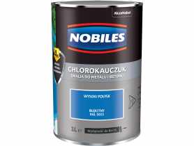 Farba emalia chlorokauczukowa 1 L błękitny NOBILES