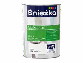 Emalia Supermal półpołysk biały F300 0,8L ŚNIEŻKA