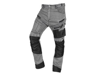 Zdjęcie: Spodnie robocze Denim, wzmocnienia Oxford, szare, rozmiar L NEO TOOLS