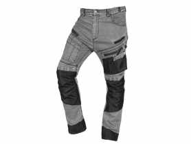 Spodnie robocze Denim, wzmocnienia Oxford, szare, rozmiar L NEO TOOLS