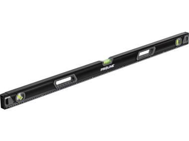 Zdjęcie: Poziomnica premium uchwyty, 3 libelki, frezowana, 0,5mm / 1m, poziomica, magnes 2%, 120 cm PROLINE