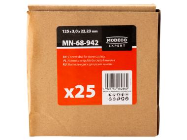 Zdjęcie: Ściernica do cięcia betonu 125x3.0x2223 mm wypukła MODECO EXPERT