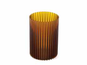 Wazon Nemo 150, miodowy transparentny LAMELA