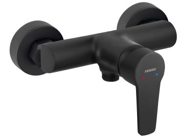 Zdjęcie: Bateria natryskowa ścienna Ritto, czarny FERRO