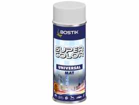 Lakier uniwersalny ogólnego zastosowania Super Color Universal Mat biały mat RAL 9010 400 ml BOSTIK