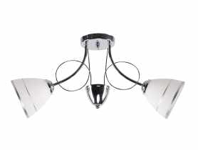 Lampa sufitowa Elotte 2x40 W biała CANDELLUX