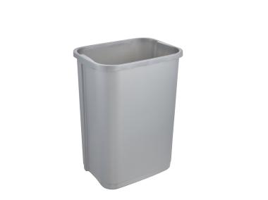 Zdjęcie: Kosz na śmieci z odchylaną pokrywą 25 L srebrny KEEEPER