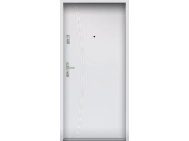 Zdjęcie: Drzwi wejściowe do mieszkań Bastion R-61 Biały 80 cm prawe ODP KR CENTER