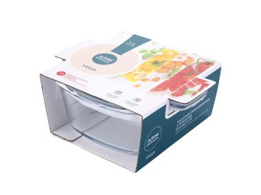 Zdjęcie: Naczynie żaroodporne Vega kwadratowe z pokrywką 1500 ml 22,5x18x11 cm ALTOM DESIGN