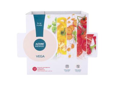 Zdjęcie: Naczynie żaroodporne Vega kwadratowe z pokrywką 1500 ml 22,5x18x11 cm ALTOM DESIGN