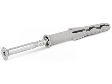 Zdjęcie: Kołek ramowy KKS z krótką strefą rozporu 10x120 mm z wkrętem z łbem stożkowym PZ 50 szt. RAWLPLUG