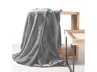 Zdjęcie: Koc Cindy 170x210 cm stalowy EUROFIRANY