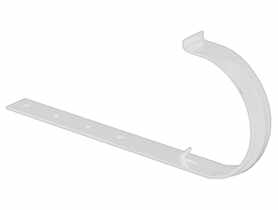 Uchwyt rynny stal prosty Kanion 160 mm biały WAVIN