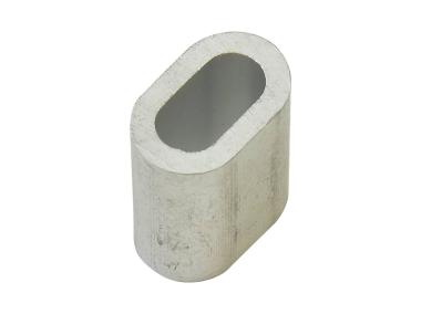 Zdjęcie: Zacisk linowy aluminiowy podłużny 2 mm, 4 sztuki STAHL