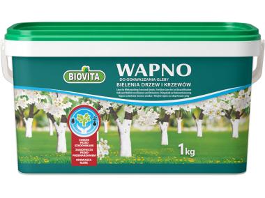 Zdjęcie: Wapno do bielenia i odkwaszania gleby wiadro 1kg BIOVITA