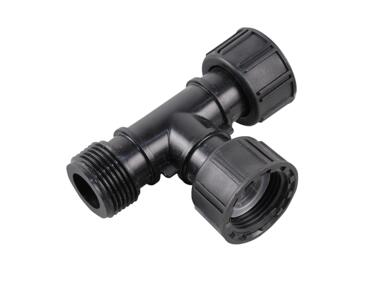 Zdjęcie: Trójnik zaworu swivel 2xF 1xM 1 PP GREENMILL AQUASYSTEM