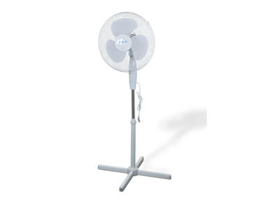 Zdjęcie: Wentylator podłogowy 40 W 40 cm biały POLUX