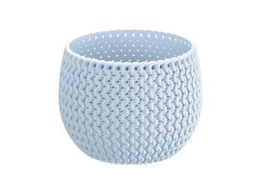 Zdjęcie: Doniczka Splofy Bowl Basic lodowy szary 18 cm PROSPERPLAST