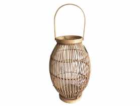 Latarenka ratanowa 23x35 cm z uchwytem ALTOMDESIGN