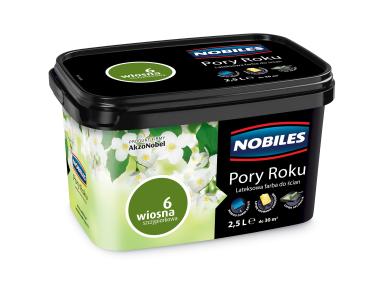Zdjęcie: Farba lateksowa Pory Roku 2,5 L wiosna szczypiorkowa NOBILES
