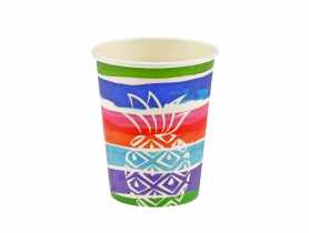 Kubki papierowe LGP Pineapple 270 ml, 6 sztuk art. 12196 DECOR