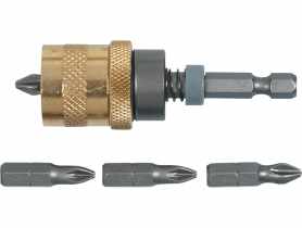 Uchwyt do końcówek, 1/4", 65 mm, zestaw 5 sztuk TOPEX