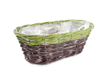 Zdjęcie: Osłonka wiklinowa 27x14x9 cm owalna TIN TOURS