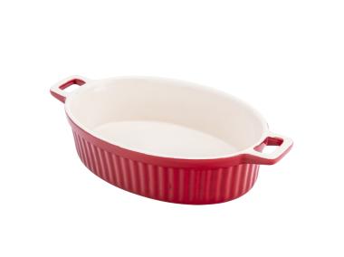 Zdjęcie: Naczynie do zapiekania ceramiczne Red Chilli czerwone 27 cm ALTOM DESIGN