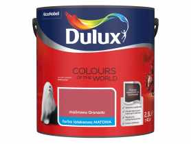 Farba do wnętrz Kolory Świata 2,5 L malinowa Granada DULUX