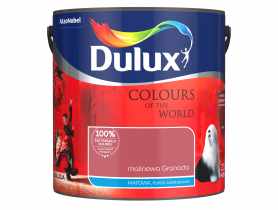 Farba do wnętrz Kolory Świata 2,5 L malinowa Granada DULUX