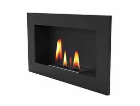 Biokominek Uniflam 70x40 cm czarny mat podwójna wkładka BIO2-70x40 PARKANEX