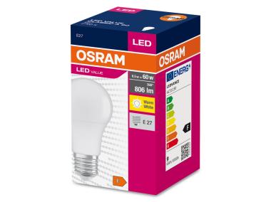 Zdjęcie: Lampa LED Value Classic A 60 FR 8 W 2700 K E27 OSRAM